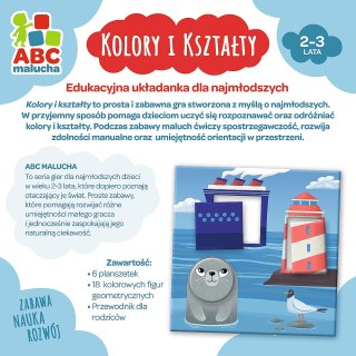 Gra edukacyjna dla dzieci Kolory i kształty ABC Malucha Trefl 01939