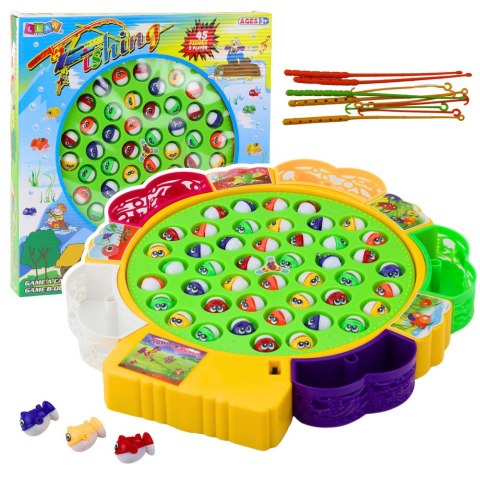 Gra Zrecznościowa Rodzinna Lowienie Rybek Wędkowanie 45 Rybek 5 Wędek