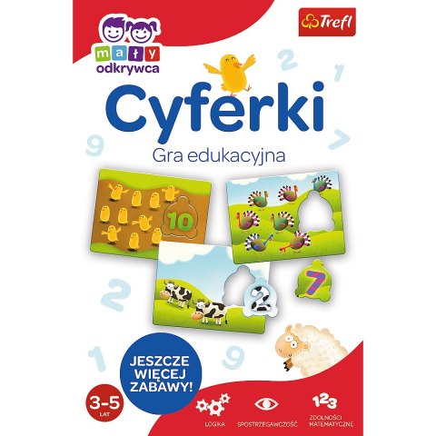 Gra dla dzieci Cyferki Mały Odkrywca Trefl 01946