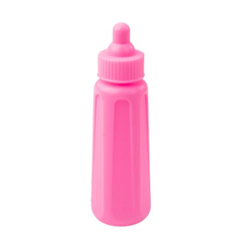 LEAN Toys Lalka Bobas W Kolorowej Sukience Kucyki Butelka Dźwięk