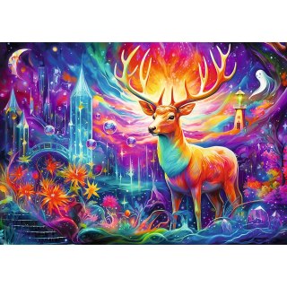 Puzzle - 1000 - Mistyczny jeleń - Trefl 10933