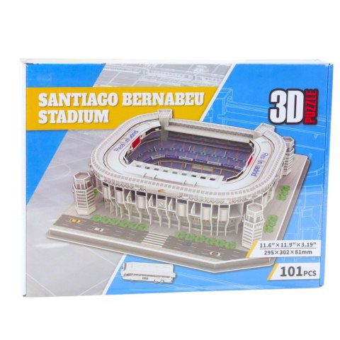 LEAN Toys Puzzle 3D Stadion Piłkarski Santaigo Bernabeu Real Madryt 101el