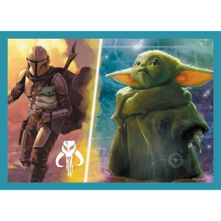 Puzzle - 4w1 (35, 48, 54, 70) - Mandalorian - Star Wars - Trefl 34397