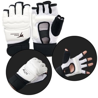 LEAN Rękawiczki Sportowe Do Taekwondo Etui Białe Rozmiar XS