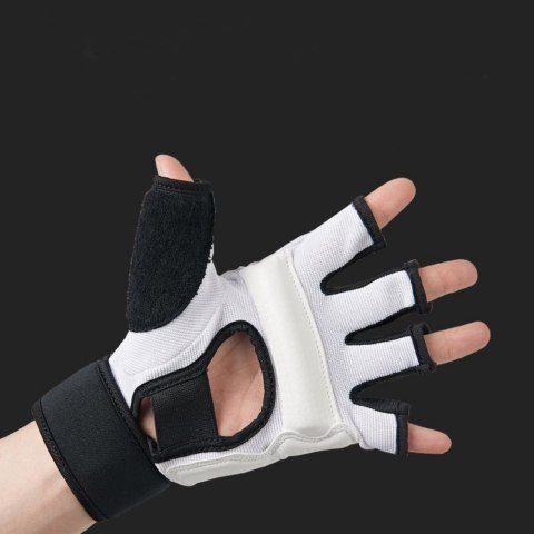 LEAN Rękawiczki Sportowe Do Taekwondo Etui Białe Rozmiar XS