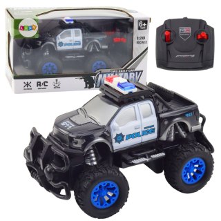 LEAN Toys Samochód Policyjny Terenowy Zdalnie Sterowany RC 1:20