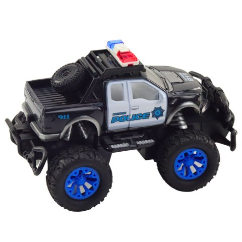 LEAN Toys Samochód Policyjny Terenowy Zdalnie Sterowany RC 1:20