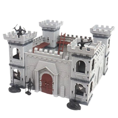 LEAN Toys Siedziba Piracka Zamek Figurki Rycerzy Piratów Broń Akcesoria 311el