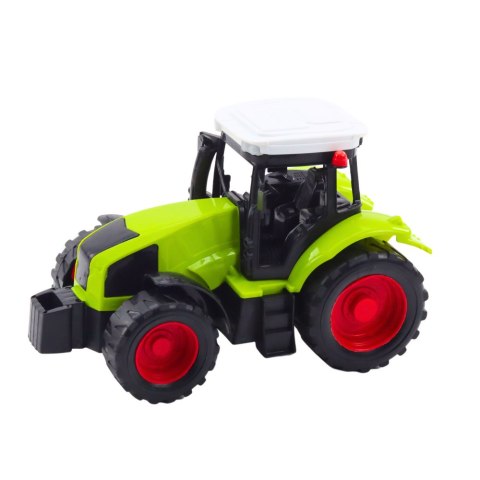 LEAN Toys Zestaw Traktor Rolniczy Przyczepa Prasa Maszyna Rolnicza