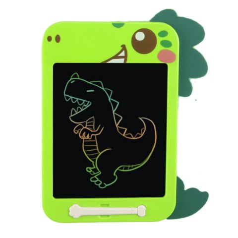 LEAN Toys Znikopis Tablica Do Rysowania Pisania LCD Rysik Dinozaur Zielony