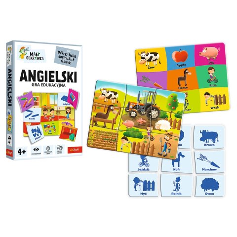 Gra dla dzieci Angielski Mały Odkrywca Trefl 02812