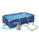 Basen ogrodowy stelażowy 259x170x61 cm zestaw 15w1 Bestway 56403N Bestway