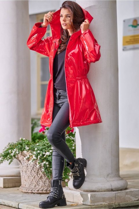 Płaszcz Damski Model A381 Red Lateks - awama Hurtownia odzieży on-line, moda damska, bielizna i obuwie dla kobiet - Matterhorn.p Płaszcz Damski Model A381 Red Lateks - awama Hurtownia odzieży on-line, moda damska, bielizna i obuwie dla kobiet - Matterhorn.p