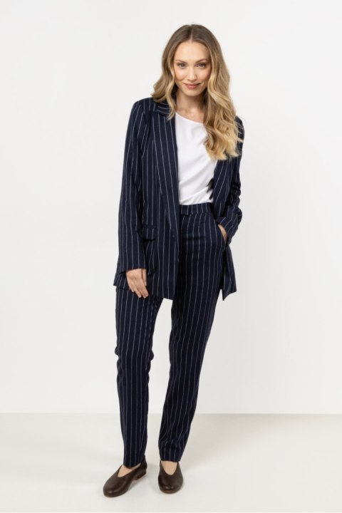 Spodnie Damskie Model A726 Navy - awama Spodnie Damskie Model A726 Navy - awama