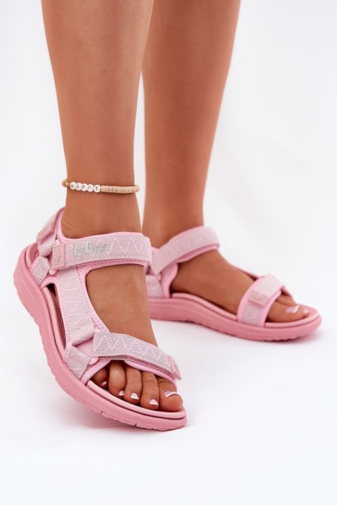 Sandały Model Lee Cooper LCW-25-34-3561L Pink - Step in style Sandały Model Lee Cooper LCW-25-34-3561L Pink - Step in style