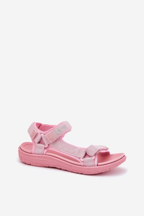 Sandały Model Lee Cooper LCW-25-34-3561L Pink - Step in style Sandały Model Lee Cooper LCW-25-34-3561L Pink - Step in style