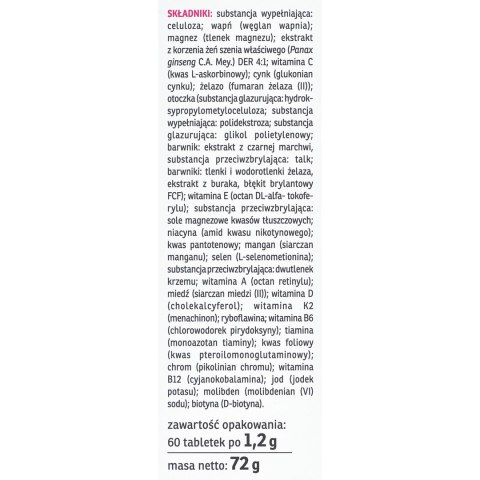 MEDICINAE Novativ Multiwitamina dla Niej, 60 tabletek powlekanych MEDICINAE Novativ Multiwitamina dla Niej, 60 tabletek powlekanych