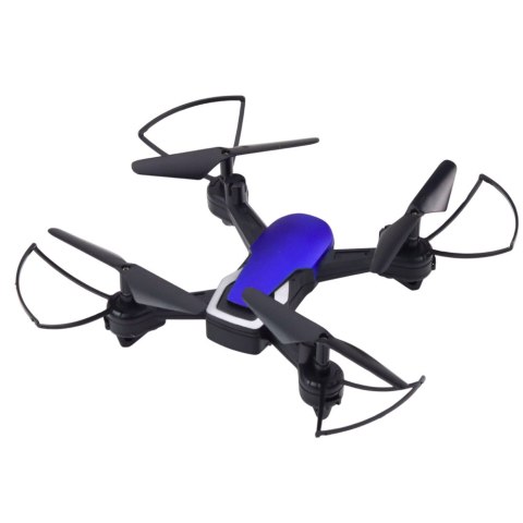 LEAN Toys Dron Sześcioosiowy Żyroskop Światła LED Obrót 360° Niebieski