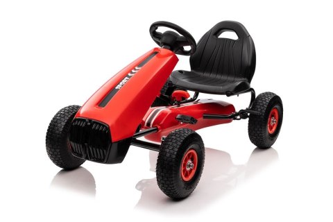 LEAN CARS Gokart na Pedały G208 Czerwony