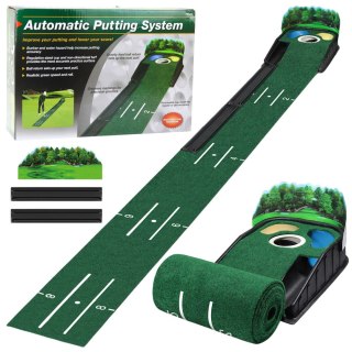 LEAN Toys Mata Treningowa Z Filcu Do Gry W Golfa Odległości 3 Dołki 175cm