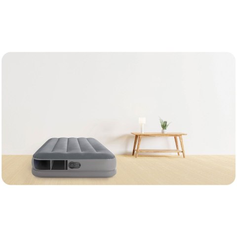 Materac dmuchany 191x 99x30cm z wbudowaną pompką elektryczną INTEX 64112 INTEX