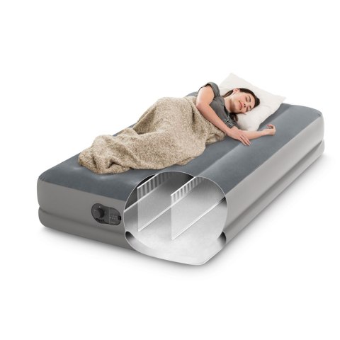 Materac dmuchany 191x 99x30cm z wbudowaną pompką elektryczną INTEX 64112 INTEX