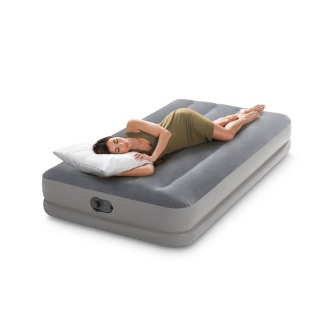 Materac dmuchany 191x 99x30cm z wbudowaną pompką elektryczną INTEX 64112 INTEX