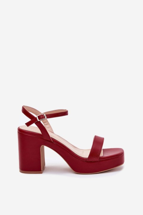 Sandały Model Lillita 6896 Red - Step in style Sandały Model Lillita 6896 Red - Step in style
