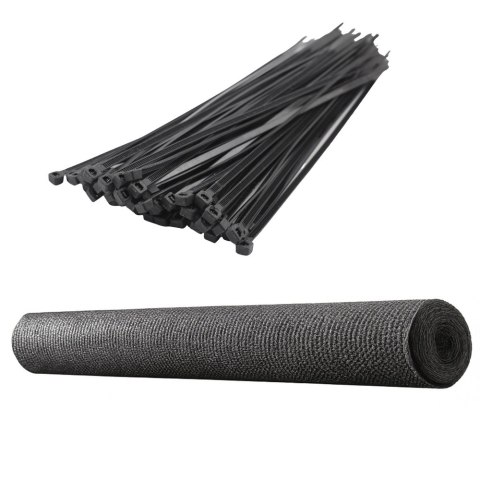 LEAN Siatka Cieniująca Na Ogrodzenie Płot Maskująca Szara 1.5M 25M 140g/m² LEAN Siatka Cieniująca Na Ogrodzenie Płot Maskująca Szara 1.5M 25M 140g/m²