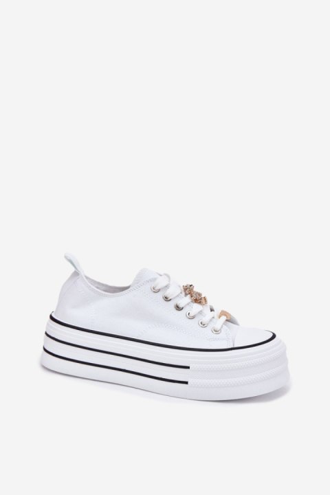 Trampki Model Fiorina 890-4B White - Step in style Trampki Model Fiorina 890-4B White - Step in style