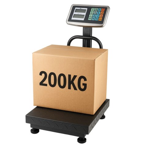 LEAN Waga Elektroniczna LCD Platformowa Magazynowa Dokładność do 20g 200kg LEAN Waga Elektroniczna LCD Platformowa Magazynowa Dokładność do 20g 200kg