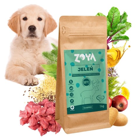 ZOYA ZOYA COLDPRO Jeleń sucha karma dla psa 1kg ZOYA ZOYA COLDPRO Jeleń sucha karma dla psa 1kg