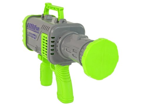 LEAN Toys Maszynka Do Baniek Mydlanych Pistolet Płyn Zielona