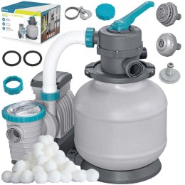 Pompa piaskowa do basenów + kulki filtracyjne 8327l/h Bestway 58499 Bestway