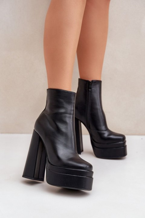 Botki Model Selahra JA-26 Black - Step in style Botki Model Selahra JA-26 Black - Step in style