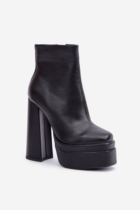 Botki Model Selahra JA-26 Black - Step in style Botki Model Selahra JA-26 Black - Step in style