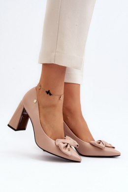 Czółenka Model Ariemessa 62104 Beige - Step in style