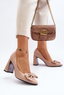 Czółenka Model Ariemessa 62104 Beige - Step in style