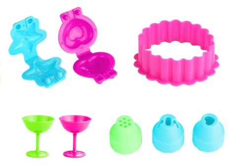LEAN Toys Ciastolina Zestaw Urodzinowy 6 Kolorów Akcesoria