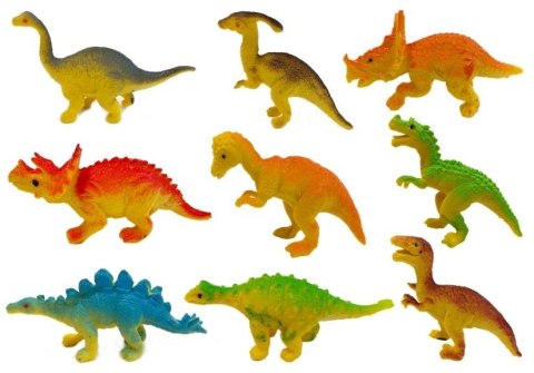 LEAN Toys Ciężarówka Transporter Sorter Walizka z Dinozaurami Zielona