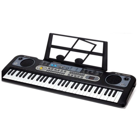 LEAN Toys Keyboard Elektryczny Mikrofon Stojak Na Nuty Nagrywanie Odtwarzanie