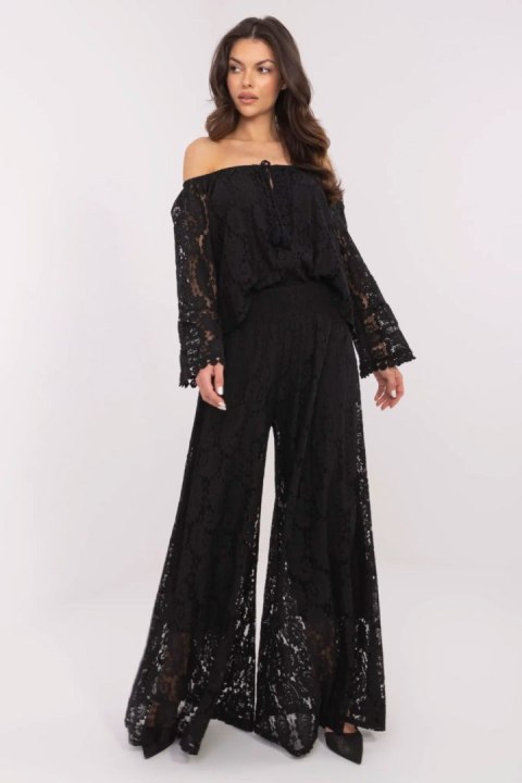 Spodnie Damskie Model MI-SP-88501.81 Black - Italy Moda Spodnie Damskie Model MI-SP-88501.81 Black - Italy Moda
