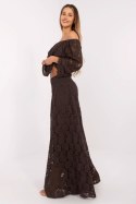 Spodnie Damskie Model MI-SP-88501.81 Dark Brown - Italy Moda