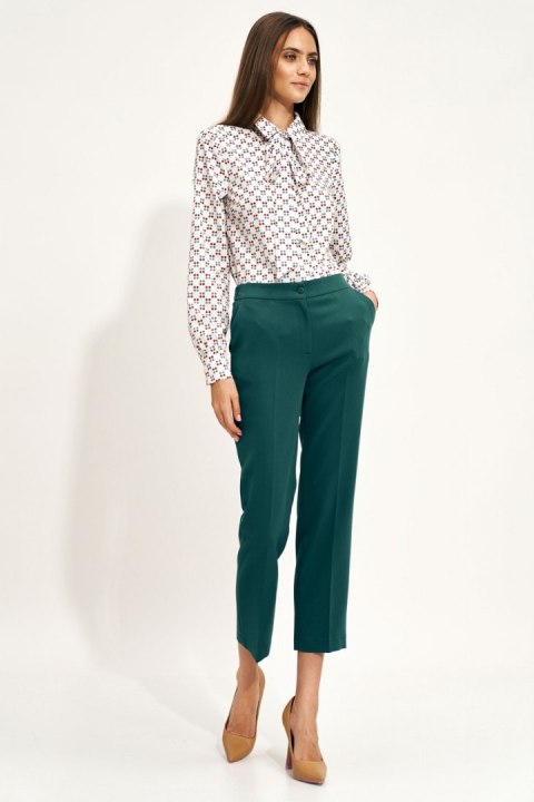 Spodnie Zielone spodnie chino SD70 Green - Nife Spodnie Zielone spodnie chino SD70 Green - Nife