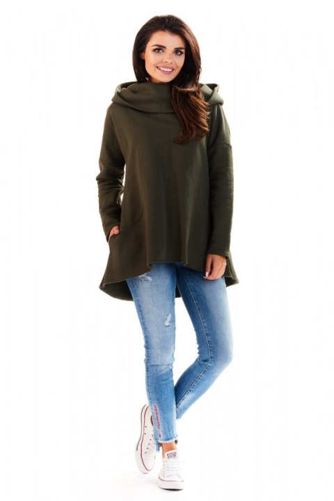 Bluza Model A200 Khaki - awama Bluza Model A200 Khaki - awama