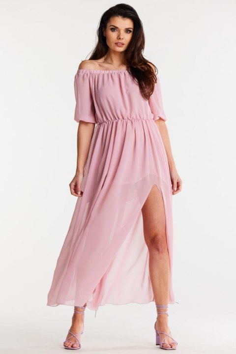 Sukienka Model A515 Powder Pink - awama Sukienka Model A515 Powder Pink - awama