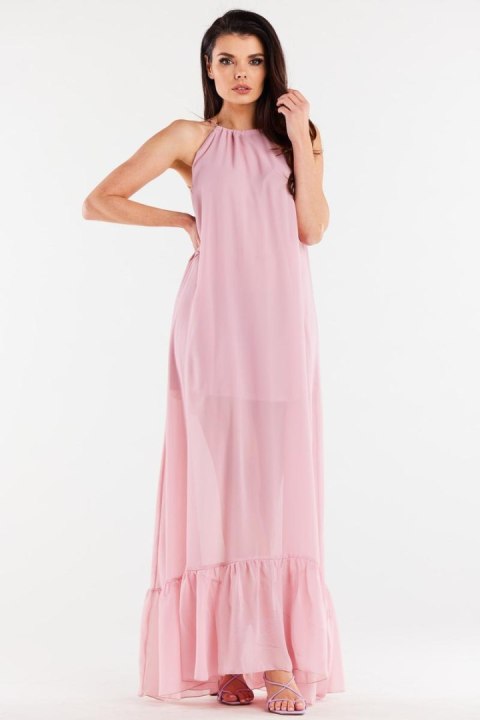 Sukienka Model A516 Powder Pink - awama Sukienka Model A516 Powder Pink - awama