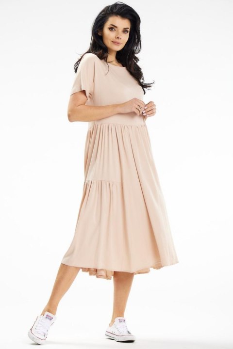 Sukienka Model A639 Beige - awama Sukienka Model A639 Beige - awama