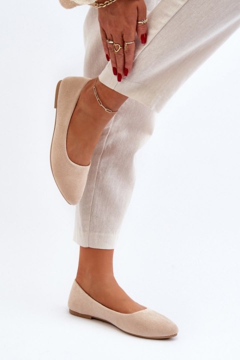 Baleriny Model Kommia 24BL02-7640 Beige - Step in style Baleriny Model Kommia 24BL02-7640 Beige - Step in style