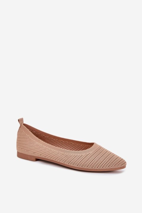 Baleriny Model Sarina ZA43P Dark Beige - Step in style Baleriny Model Sarina ZA43P Dark Beige - Step in style